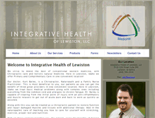 Tablet Screenshot of integrativehealthoflewiston.com